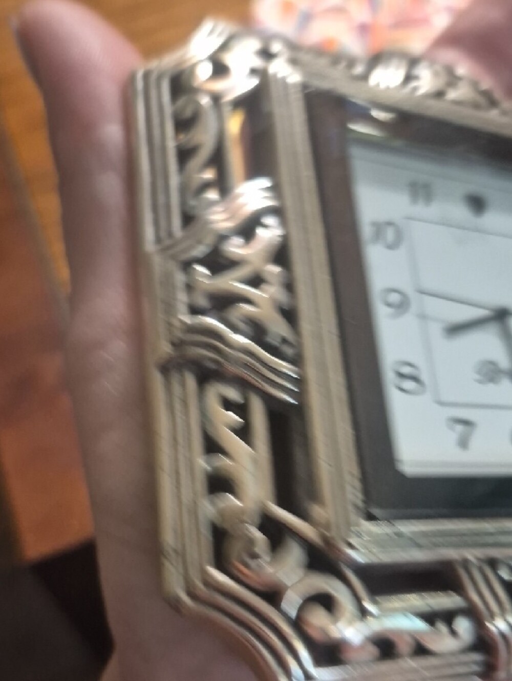 Brighton Tango Square Table Clock Works! - Picture 9 of 15